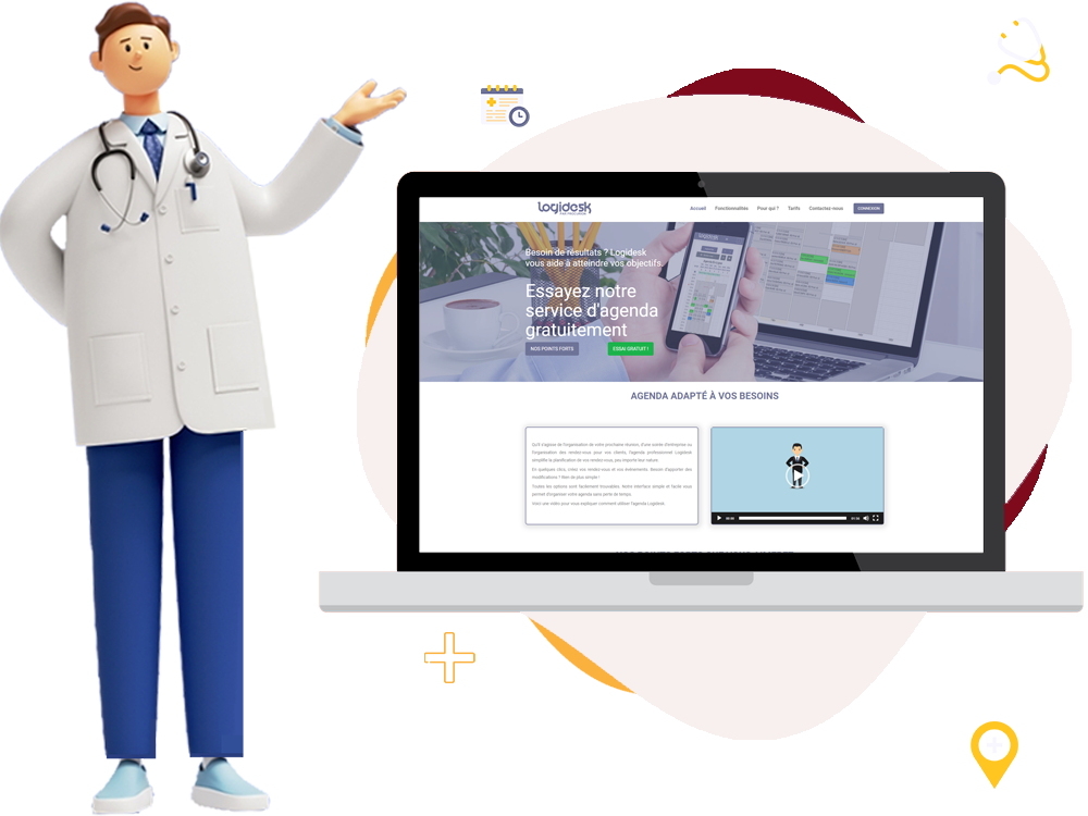 Logidesk: Agenda en ligne